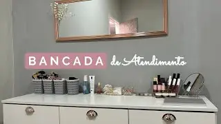 TOUR PELA MINHA BANCADA DE ATENDIMENTO ✨| Rafaella Rodrigues
