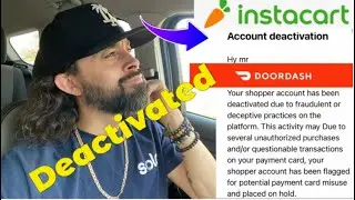 DoorDash/ Instacart Deactivation…What is Going on? Beware of Scammers & Bots