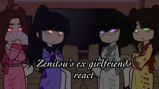 Zenitsu’s ex girlfriends react || KNY || Gacha club