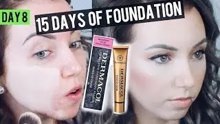 Does it really cover?! DERMACOL Makeup Cover Foundation {Review & Demo} 15 DAYS OF FOUNDATION