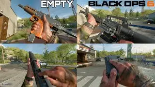 COD: Black Ops 6 Beta All Empty Weapons Inspect Animation Showcase