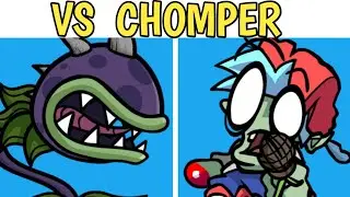 Friday Night Funkin'- v/s CHOMPER || NEW Plants vs Rapper Mod in FNF || PLANTS VS ZOMBIES || FANMADE