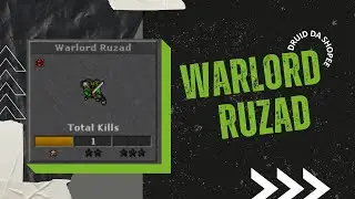 [TIBIA] BOSS RARO - WARLORD RUZAD - 5 KILLS - 100 PTS