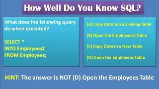 SQL Challenge: What Will This Query Do When Run?