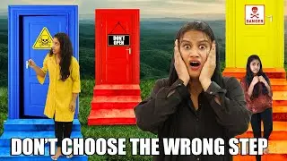 DON’T CHOOSE THE WRONG STEP CHALLENGE 🔥| NO ESCAPE 😨 | PULLOTHI