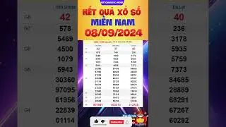Kết quả xổ số miền Nam hôm nay này 8/9/2024 - XS miền Nam - XSMN 8/9 - xosomiennam #xsmn