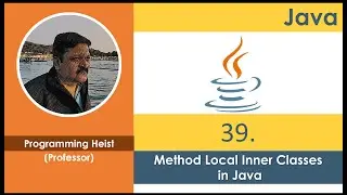 #039 Method Local Inner Classes in java