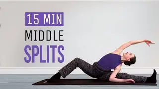 💜 Master your MIDDLE SPLITS with this 15 Min Stretch | At Home Ballet Flexibility Workout