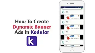 How to create dynamic banner ads in kodular, thunkable etc