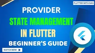 Flutter Provider for Beginners | Simple Project for first step in provider