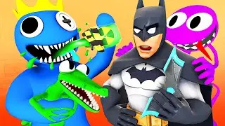 🌈РАДУЖНЫЕ ДРУЗЬЯ vs БЭТМЕН (Rainbow Friends Роблокс Анимация)