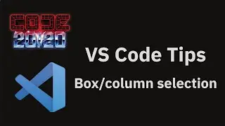 VS Code tips — Box/column selection