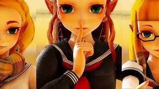 [The Legend of Zelda Animation/MMD] Adios - Highschool Girls