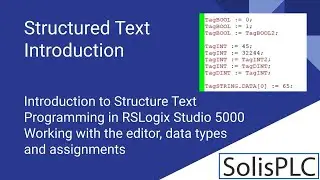 Structured Text PLC Programming | Introduction to ST in RSLogix Studio 5000 Allen Bradley Tutorial