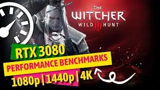 The Witcher 3 RTX 3080 Benchmarks 1080 / 1440 / 4K High [ASUS ROG STRIX RTX 3080]