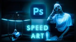 under the light | Photo Manipulation | Photoshop Speed Art