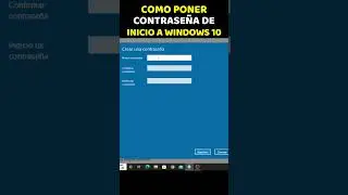 COMO PONER CONTRASEÑA DE INICIO A WINDOWS 10 