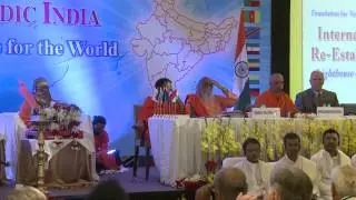 Nirmalanandanatha Swamiji - International Conference to Re-Establish Vedic India