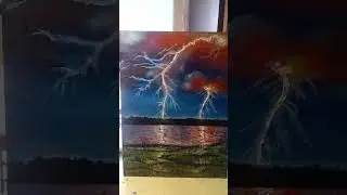 "Молния " Татьяна Мир #art #просто #пейзаж