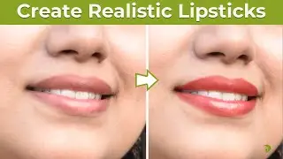 How to create realistic lipsticks in Photoshop - Photoshop Tips - Any color - 1 min technique Shortz