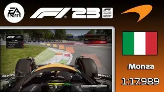 F1 23 Italy PS World Record & Setup (1:17.989)