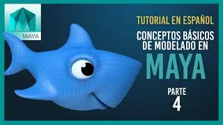 Conceptos básicos de modelado en Maya ::: Parte 4