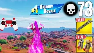 73 Elimination Solo Vs Squads Gameplay Wins (Fortnite Season 3 PS4 Controller)