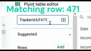 After Adding New Rows, How to Check the data range for the related Pivot Table and Pie Chart