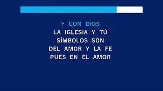 La Iglesia y Tu -  Santitos Colon - Karaoke HD