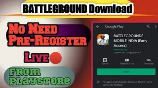 How to Download Battleground Mobile India from Playstore || BGMI Download without Early Access