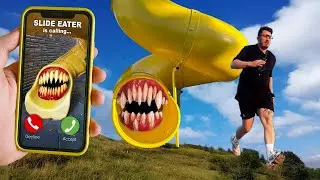 SLIDE EATER IS CALLING NIKPIG at 3AM! DRONE catch SCP playground slide!