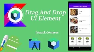 How to Implement Drag and Drop UI Element in Jetpack Compose | Android | Kotlin | Make it Easy