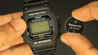 Classic G-Shock DW5600E - Battery Replacement