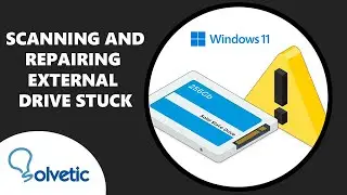 SCANNING and REPAIRING EXTERNAL DRIVE STUCK