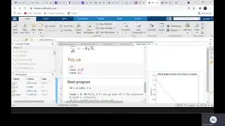 Modelling the height of water in a tank with a differential equation in Matlab. First order ODE