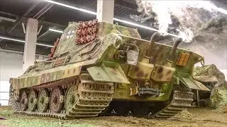 RC Military Machines ULTRA HEAVY! 1/4 scale Tank! 600 kilograms!