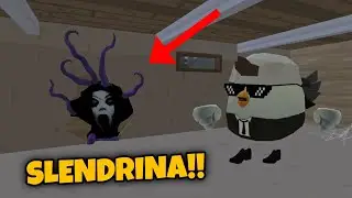 😱 SUMMONED THE SCARY SLENDRINA IN CHICKEN GUN!! ВЫЗВАЛ СТРАШНУЮ СЛЕНДРИНУ В CHICKEN GUN!!