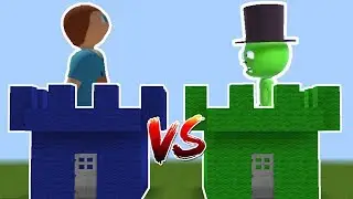 CASTELO MASSINHA DE MODELAR VS CASTELO GELATINA NO MINECRAFT !