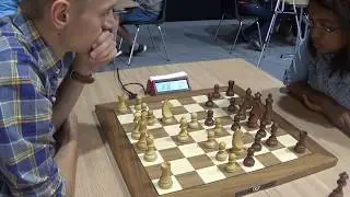 Hippopotamus Defence against GM: GM Toms Kantans - WIM Raghavi N., Rapid chess