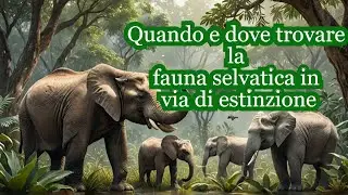 Dove e quando è possibile trovare la fauna selvatica più minacciata?