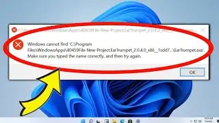 Windows cannot find ***.exe make sure you typed the name correctly, and then try again || How To Fix
