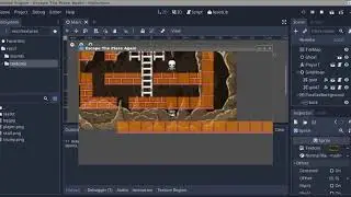 Godot 3 Настройка повторения фона игры BackgroundParallax