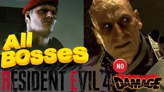 Resident Evil 4 - All Bosses (No Damage)