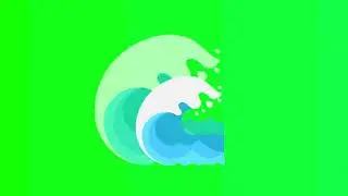 sea waves || water wave green screen effect