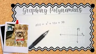 Graph the polynomial 𝑔(𝑥)＝𝑥²+11𝑥＋30
