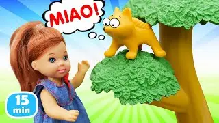 ¡A Evi le encantan los animales! Juegos con muñecas Babrie.