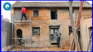 Renovate old abandoned house & garden to become more beautiful