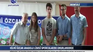 HİLMİ ÖZCAN ANADOLU LİSESİ SPORCULARINI ONURLANDIRDI