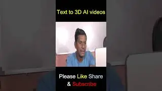 Text to 3D AI videos| @ShahKTech#ShahTech #shortsfeed #shortvideo #shorts