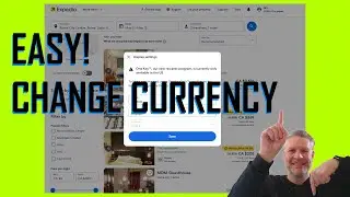 EASY - How To Change Currency in Expedia